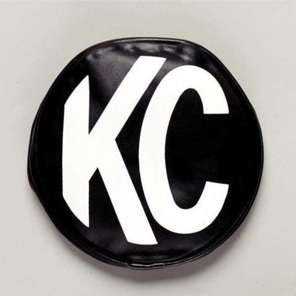 Kc Hilites 6 INCH RND BLACK KC SINGLE COVER 5100